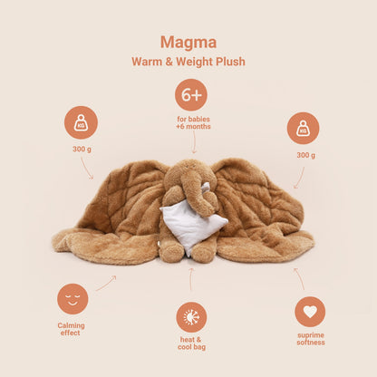 Magma Kuscheltier mit Gewicht