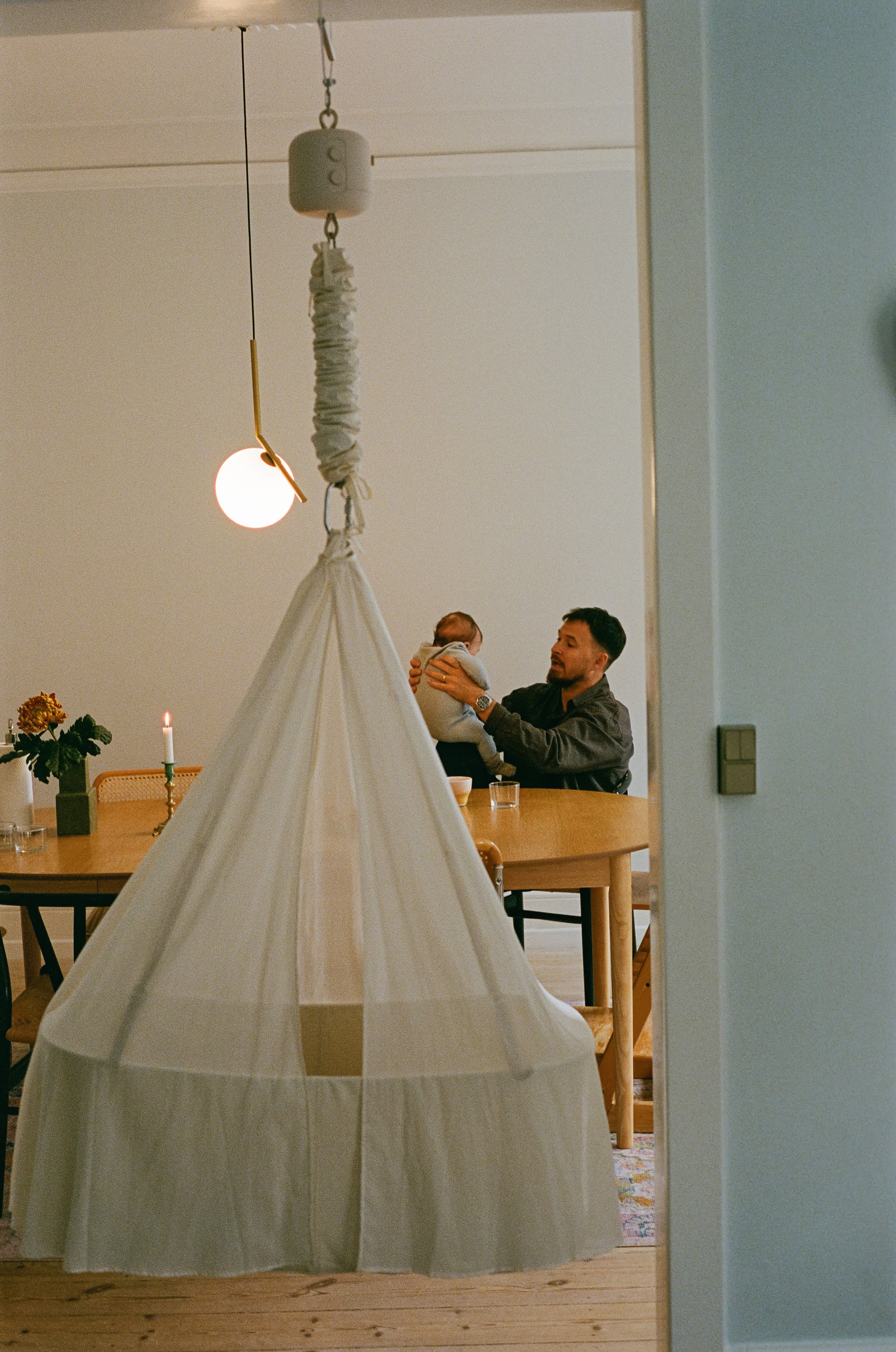 Baby Cradle with cradle bouncer