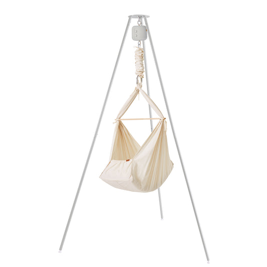 Baby hammock with cradle bouncer and cradle stand