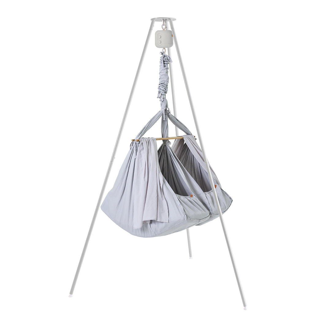 Tvillingvugge (premium) med vuggemotor & veggstativ (basic)