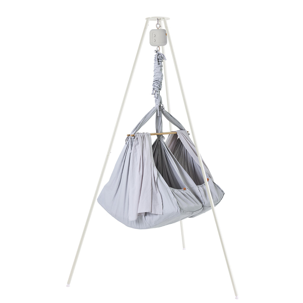 Tvillingvugge (premium) med vuggemotor & veggstativ (basic)