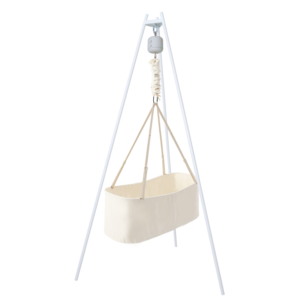 Vugge med vuggemotor og veggstativ