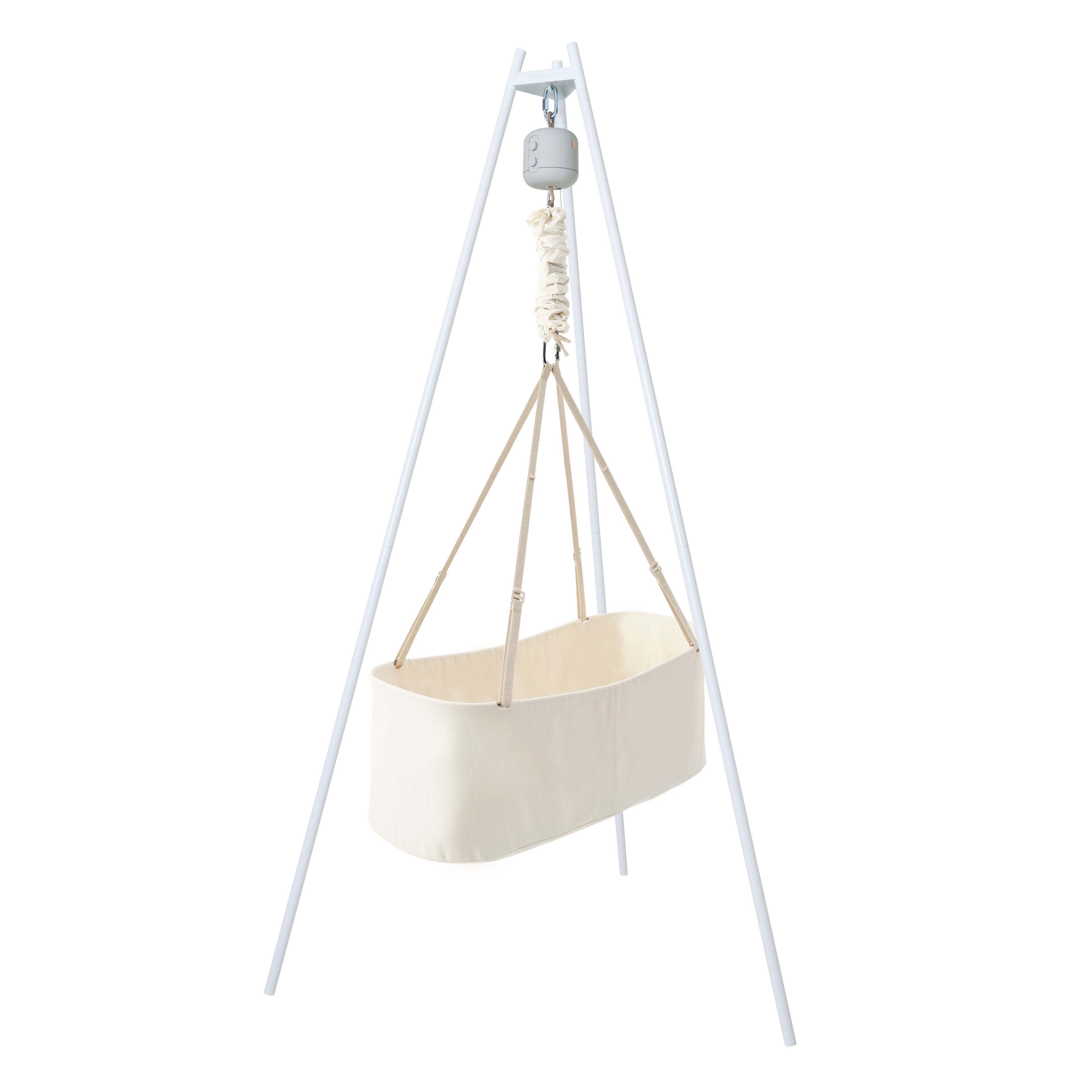 Vugge med vuggemotor og veggstativ