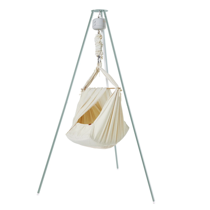 Baby hammock (premium) with cradle bouncer & stand (basic)